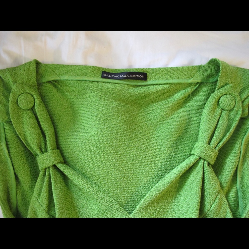 BALENCIAGA EDITION *RARE* GREEN DRESS - Picture 6 of 6